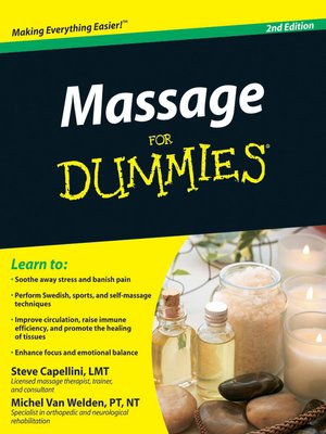 cover image of Massage For Dummies